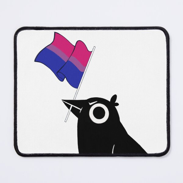 Item preview, Bi Pride Crow designed and sold by StarlingSketch.