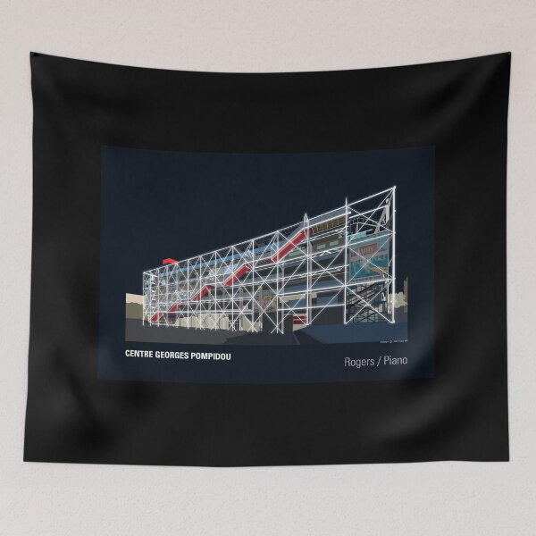 Item preview, Centre Georges Pompidou designed and sold by Project-IMP.