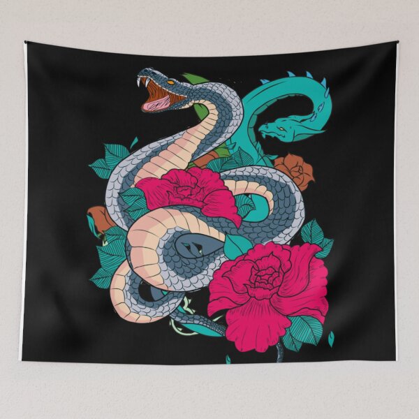 Item preview, Green and blue serpent designed and sold by jbird1979.