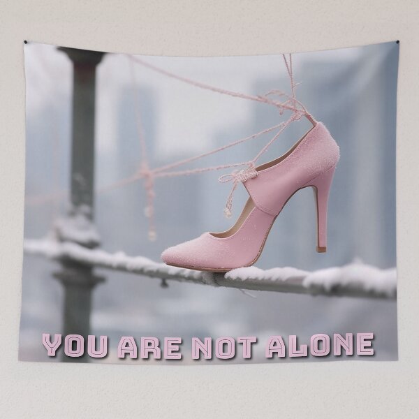 Item preview, Breast cancer fight- You are not alone! designed and sold by MichaAI.