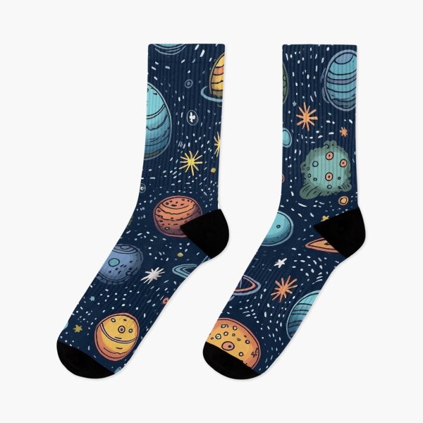 Item preview, Planets Pattern - A galactic design for space lovers designed and sold by SketchyPedals.