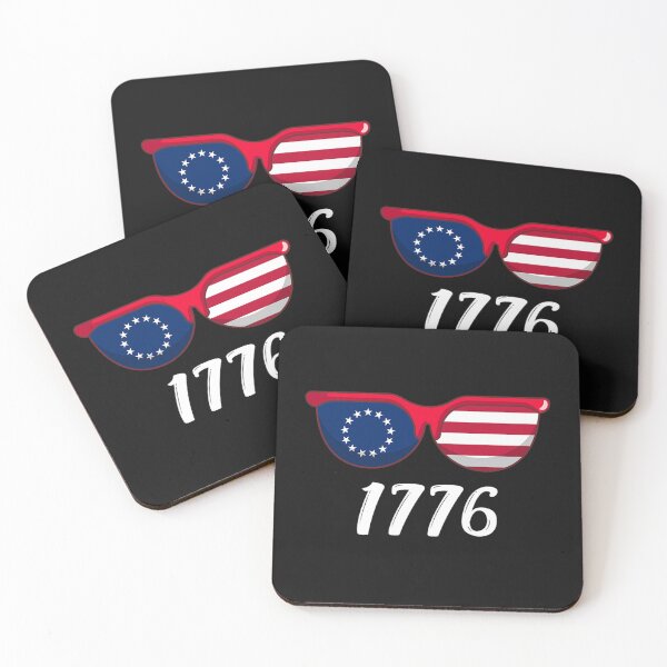 Item preview, patriotic 1776 sunglasses with betsy ross flag designed and sold by raisinghon.