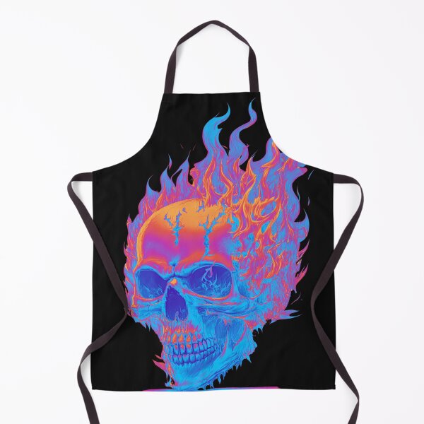 Item preview, skull on fire designed and sold by fleurdesignart.