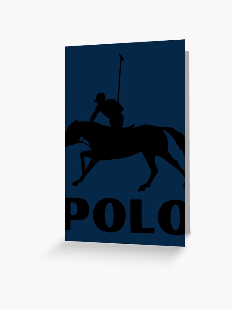 Polo Aesthetic Greeting Card for Sale by bobbymurphy