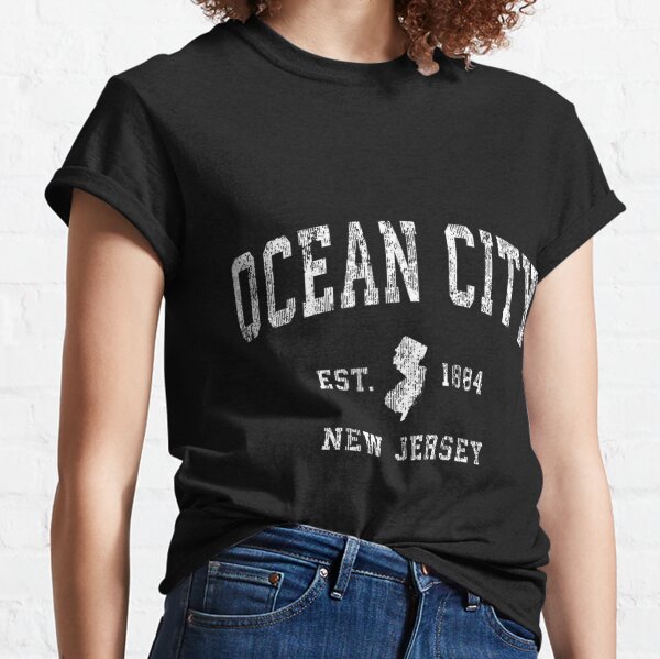 Retro New Jersey NJ T Shirt Vintage Sports Tee Design