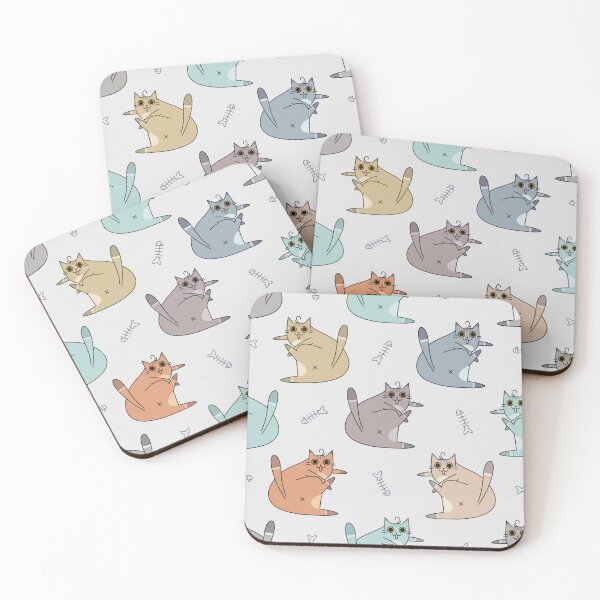Item preview, Colorful Funny Cat Butt Pattern Design designed and sold by artbybiyan.