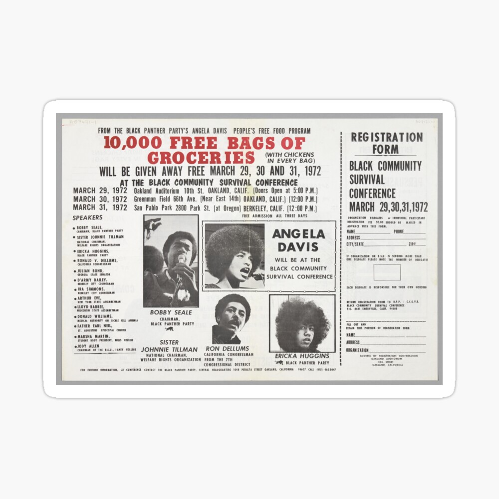 Black Panther Party Free Food Program Photographic Print