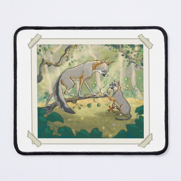 Item preview, Grey Fox mam and cub designed and sold by LianeTancock.