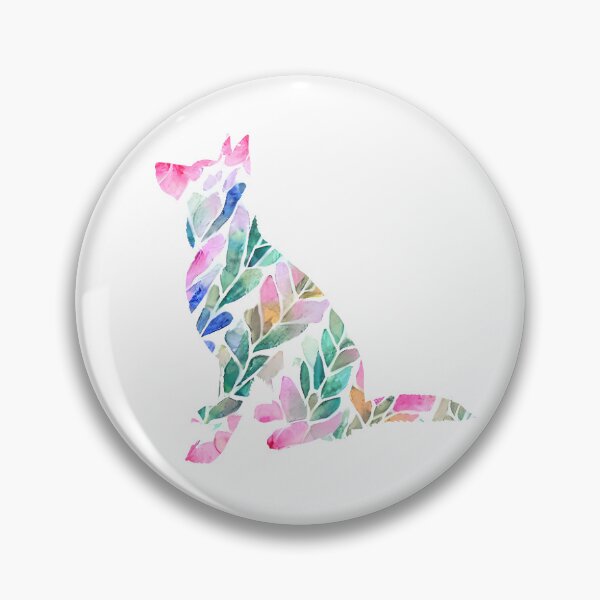 Artikelvorschau, Florales Rinderhund-ACD-Heeler-Design in Aquarell entworfen und verkauft von WallabyJelly.