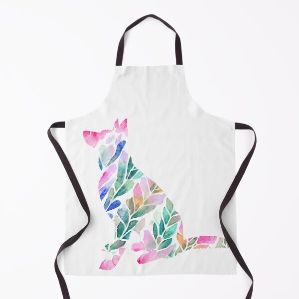 Aperçu de l'œuvre Chien de bétail floral ACD Heeler design à l'aquarelle créée et vendue par WallabyJelly.