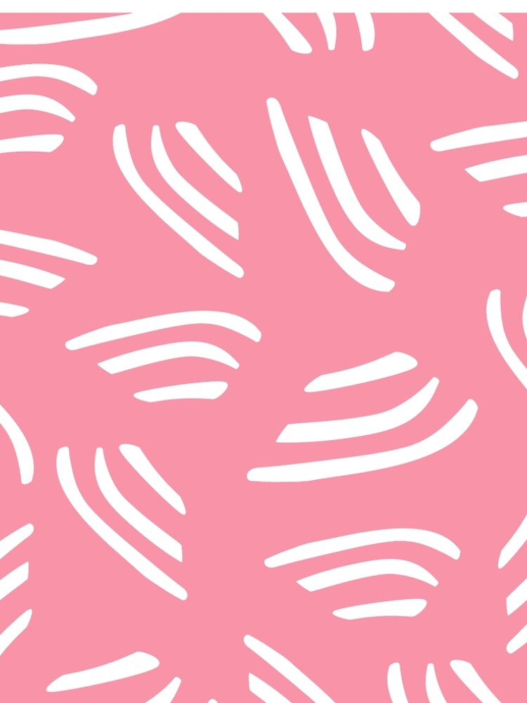 Thumbnail 5 von 5, A-Linien Kleid, Abstrakte Linien - Rosa designt und verkauft von InfinityPattern.