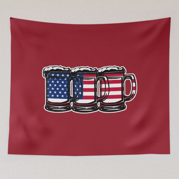 Item preview, America beer mugs 	 	 designed and sold by mdkkgvovyeo10.