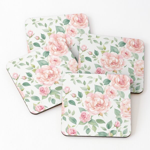 Item preview, watercolor roses flowers designed and sold by ohmdesignart.