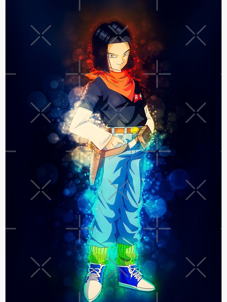 Dragon Ball Android 17 Blue Cosplay Shoes