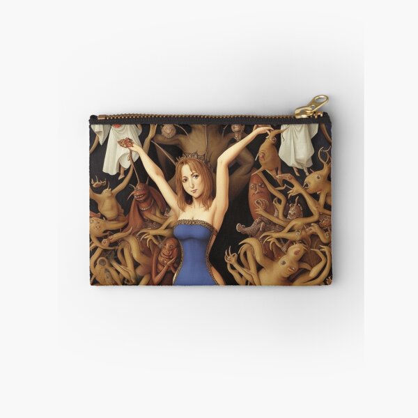 Item preview, A beautiful woman from the middle ages surrounded by Demons and Fallen angels at court after Hieronymus Bosch designed and sold by Vintage Designs +.