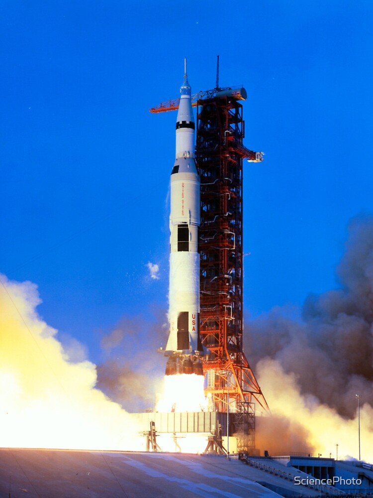 Launch of Apollo 13 atop a Saturn V rocket (S375/0038) 