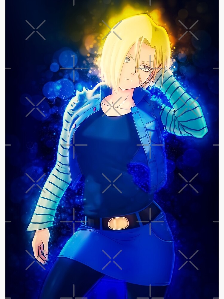 My fanart for Android 18, my favorite dragon ball character : r/dbz