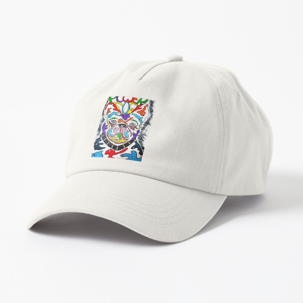 Aperçu de l'œuvre Casquette Dad Hat créée et vendue par doudouedition.