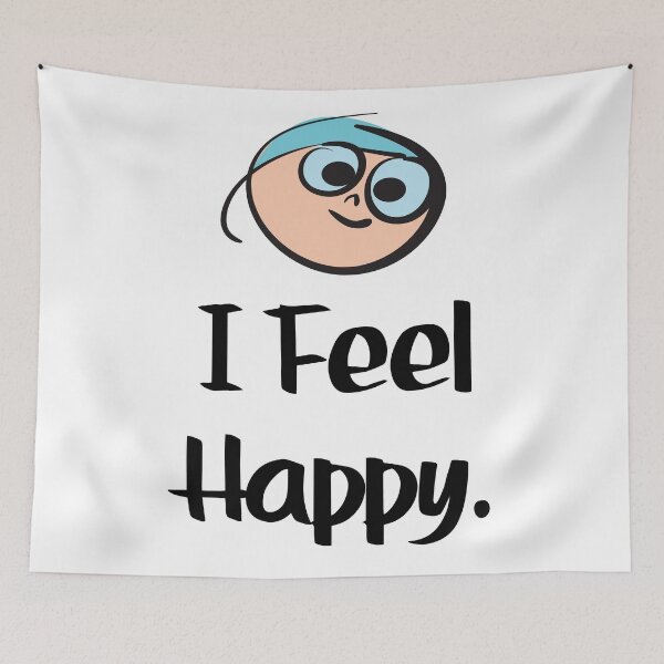 Item preview, I Feel Happy Online Teacher  designed and sold by ProjectX23.