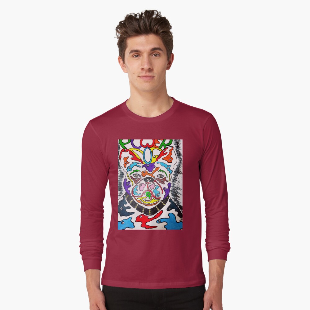 Aperçu de l'œuvre T-shirt manches longues créée et vendue par doudouedition.