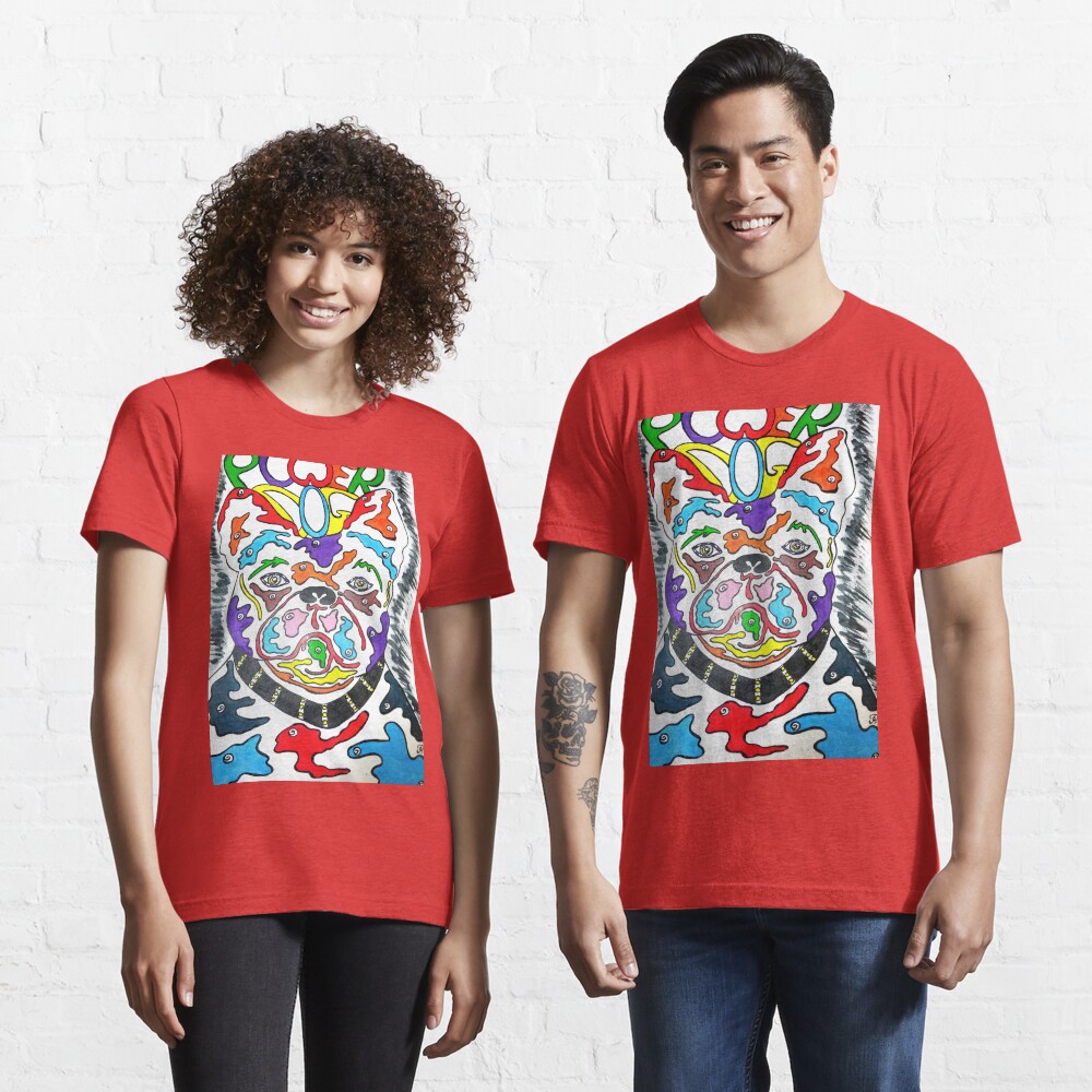 Aperçu de l'œuvre T-shirt essentiel créée et vendue par doudouedition.