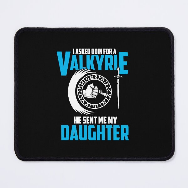 Item preview, I Asked Odin For A Valkyrie Viking Nordic Shield designed and sold by Pubi.