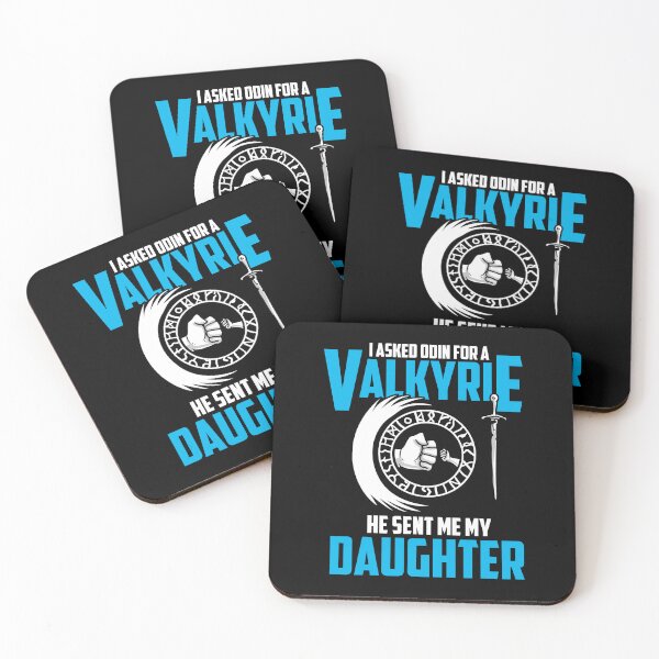 Item preview, I Asked Odin For A Valkyrie Viking Nordic Shield designed and sold by Pubi.