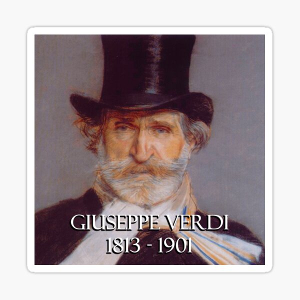 Item preview, Great Composers - Giuseppe Verdi designed and sold by Chunga.