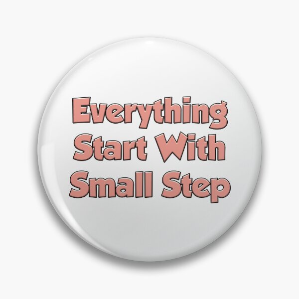Item preview, Everything starts with small steps designed and sold by Mandala & More.