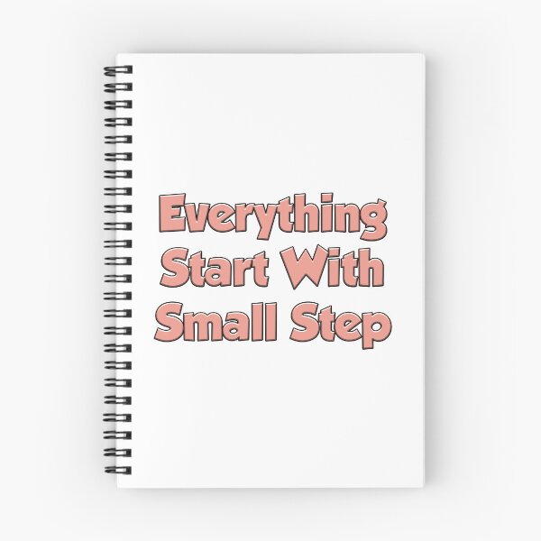 Item preview, Everything starts with small steps designed and sold by Mandala & More.