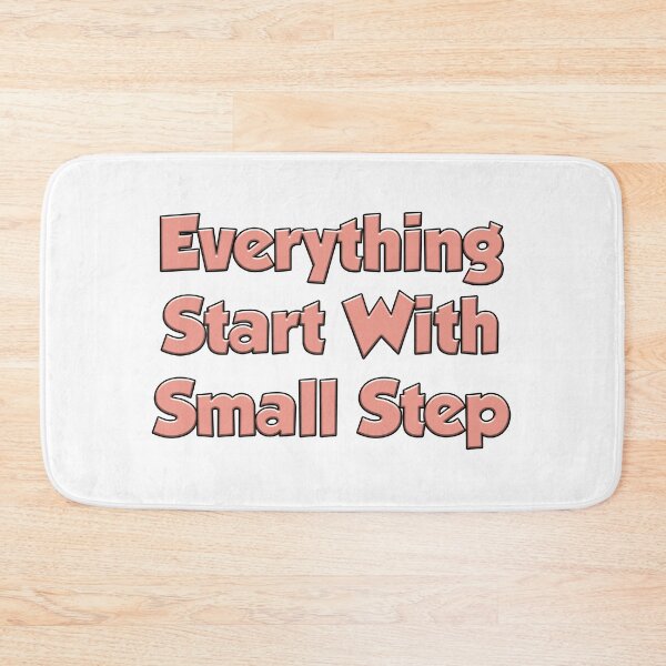Item preview, Everything starts with small steps designed and sold by Mandala & More.