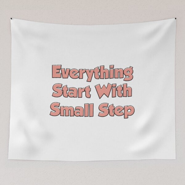 Item preview, Everything starts with small steps designed and sold by Samridhi Verma.