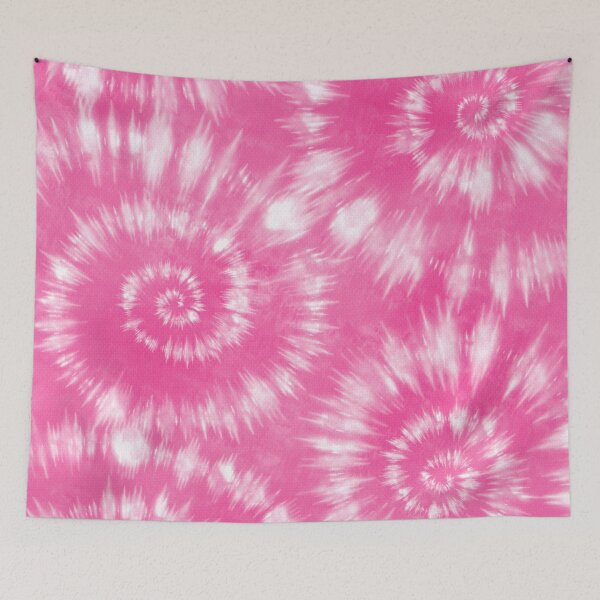 Item preview, Good Vibes Pink Spirals Tie Dye designed and sold by PrettyPixel0.