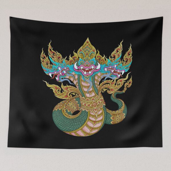 Item preview, Green and blue serpent designed and sold by jbird1979.