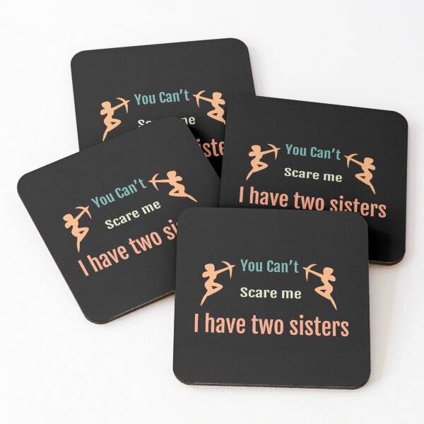 Item preview, you can_t scare me i have two sisters,  Tri-blend  designed and sold by ChloeLambertin.