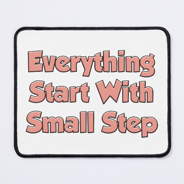 Item preview, Everything starts with small steps designed and sold by Samridhi Verma.