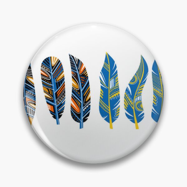 Item preview, Tribal feather. Collection of feathers for decoration. Print for clothes, retro business cards, picture banner for websites. Vintage decorative elements. Hand colorful painting designed and sold by MTShoppingLine.