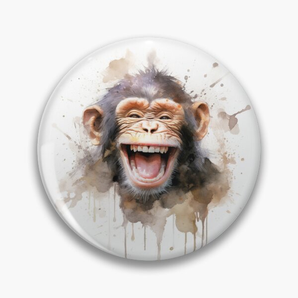Item preview, Smiling Chimpanzee designed and sold by ethanhuang91.