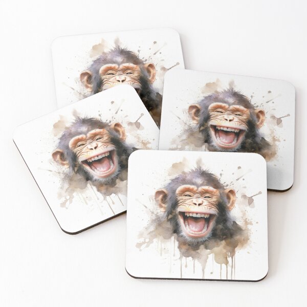 Item preview, Smiling Chimpanzee designed and sold by ethanhuang91.