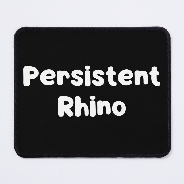 Item preview, Persistent Rhino designed and sold by bettercolors.