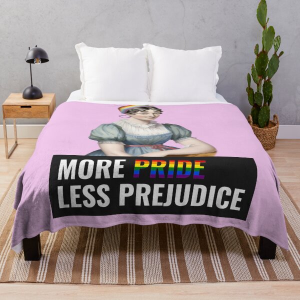 Item preview, More pride less prejudice, Jane Austin pride, rainbow, LGBTQ designed and sold by Salvatore Mars.