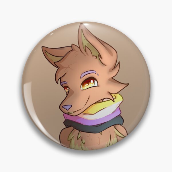 Item preview, nonbinary furry pride designed and sold by ShadrakeAG.