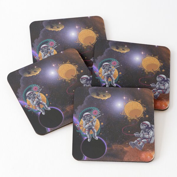 Item preview, Astronaut,space shuttle,galaxy,moon,earth,monkey designed and sold by grickodd.