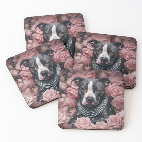 Item preview, Staffy Roses designed and sold by Nocturne  Paws.