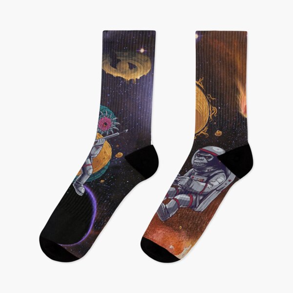 Item preview, Astronaut,space shuttle,galaxy,moon,earth,monkey designed and sold by grickodd.