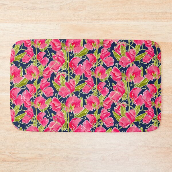 Item preview, Sweetpeas - Navy designed and sold by RosalieReeves.
