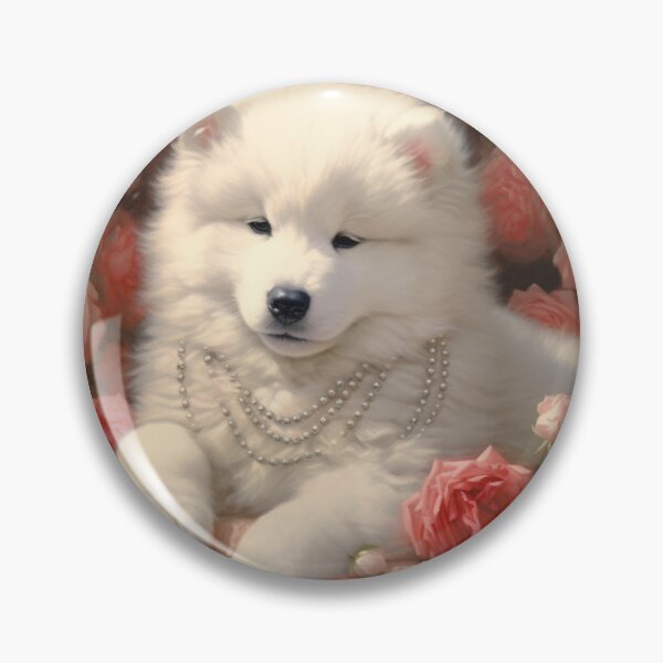 Item preview, Samoyed Rose designed and sold by Nocturne  Paws.