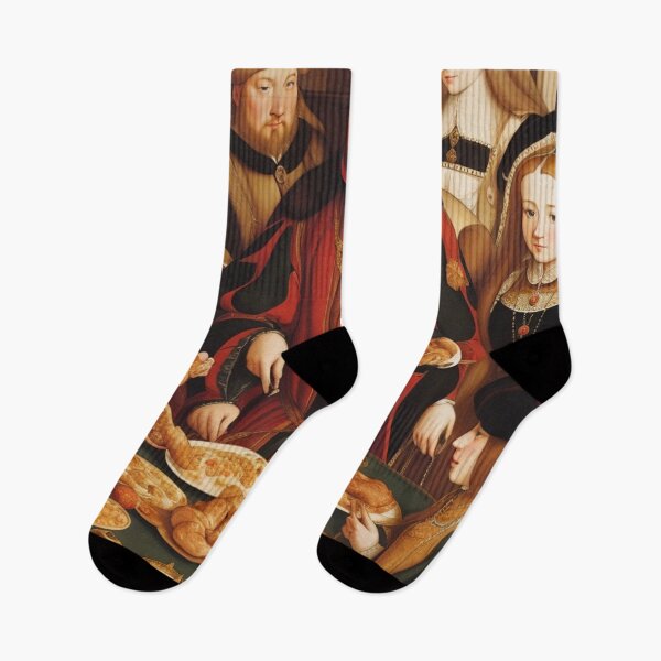 Artikelvorschau,  portrait of King Henry VIII at a banquet entworfen und verkauft von Vintage Designs +.