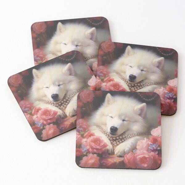 Item preview, Luxury Samoyed Art designed and sold by Nocturne  Paws.