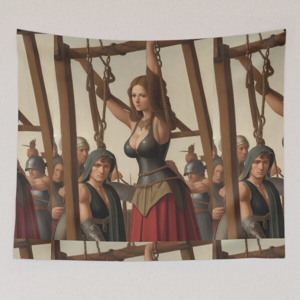 Item preview, A victim of the medieval witch trials after Hieronymus Bosch designed and sold by Vintage Designs +.